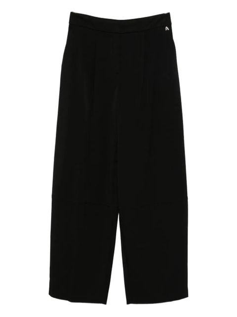 TWINSET logo-plaque trousers - Black - zdjęcie produktu nr 1