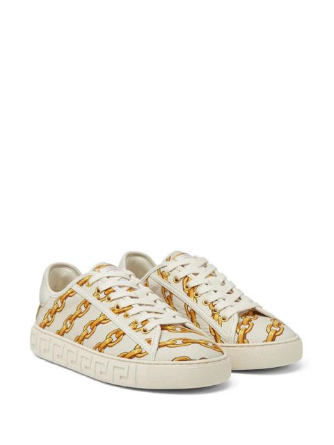 Versace Chain Stripes Greca sneakers - Neutrals - zdjęcie produktu nr 2