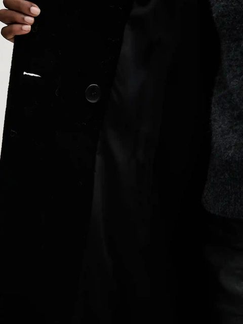 Marella płaszcz wełniany kolor czarny 2523016142200