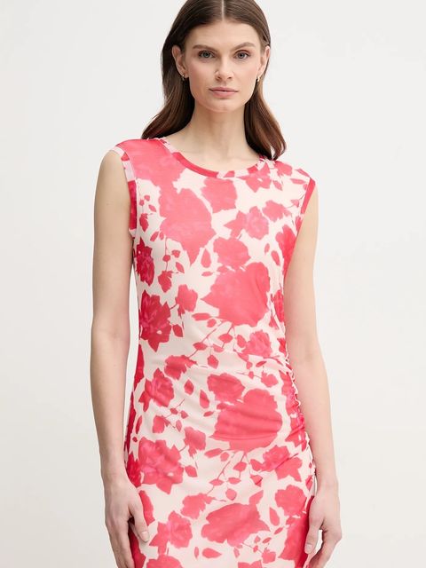 Marc Aurel sukienka kolor czerwony maxi dopasowana 6533-7021-73832