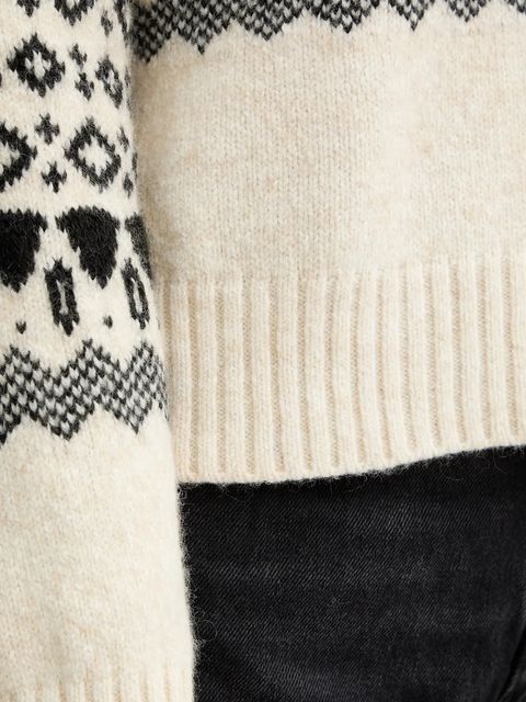 Weekend Max Mara sweter z dodatkiem wełny BRIOSO damski kolor beżowy z półgolfem 2525366053600