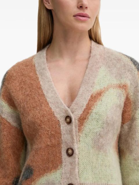 Nanushka regular fit buttoned cropped cardigan - Neutrals
