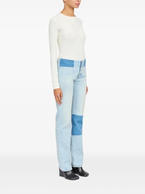 MM6 Maison Margiela patch-detail jeans - Blue