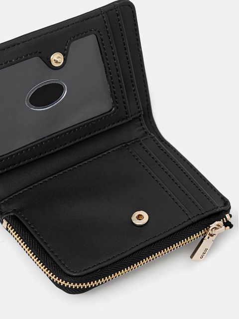 Guess portfel TALENT damski kolor czarny SWNG96 69156