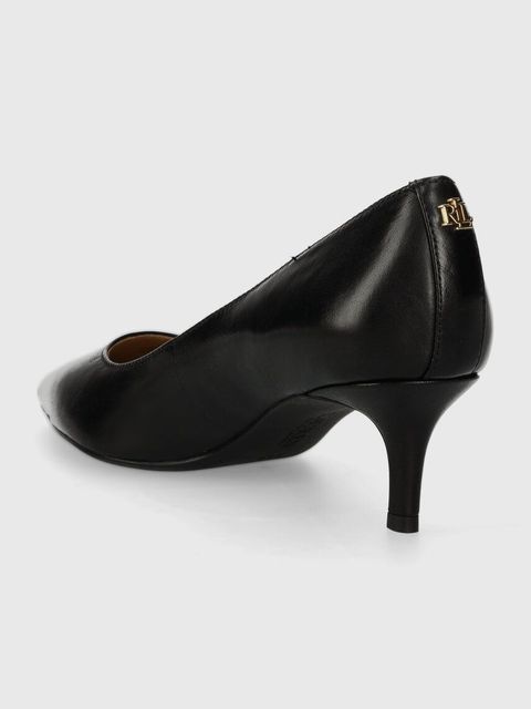 Lauren Ralph Lauren szpilki skórzane Adrienne kolor czarny 802940572001