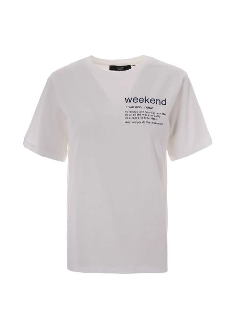 Max Mara logo T-shirt - White - zdjęcie produktu nr 1