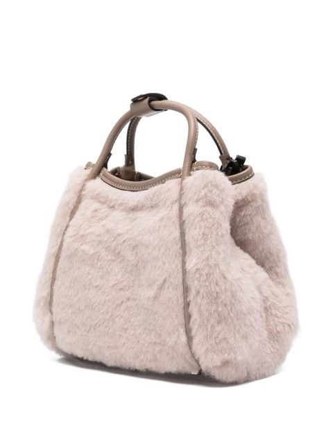 Max Mara Marine satchel bag - Neutrals