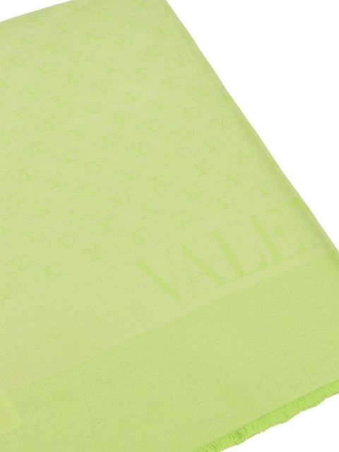 Valentino Garavani VLogo Signature scarf - Green - zdjęcie produktu nr 2