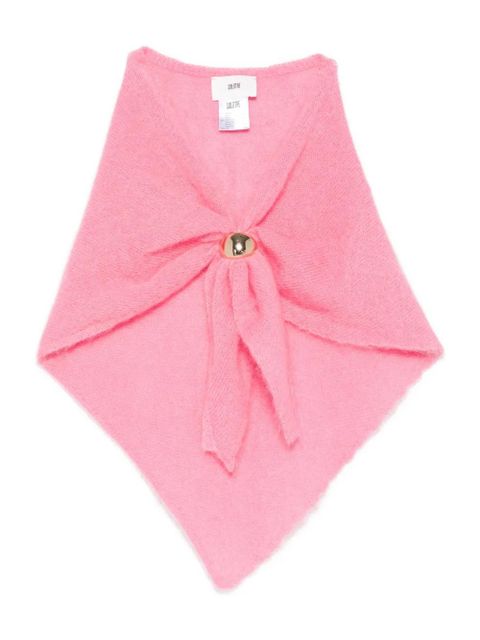 SOLOTRE ring-embellished scarf - Pink - zdjęcie produktu nr 1