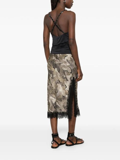 PINKO ruched eyelet-embellished top - Black - zdjęcie produktu nr 2