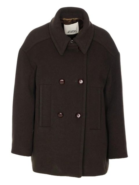 ISABEL MARANT double-breasted coat - Brown - zdjęcie produktu nr 1
