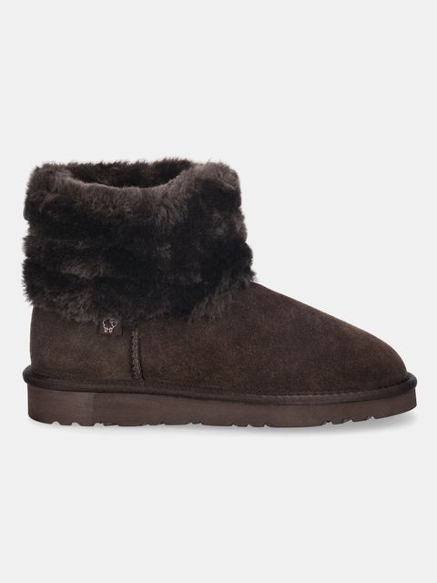 Answear.LAB śniegowce zamszowe kolor brązowy - zdjęcie produktu nr 2