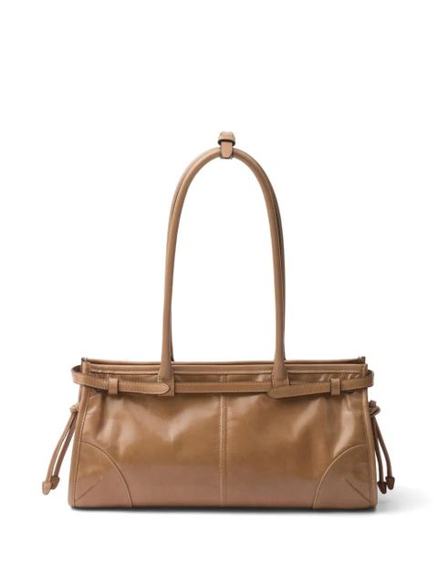 Prada medium Bonnie tote bag - Brown - zdjęcie produktu nr 2