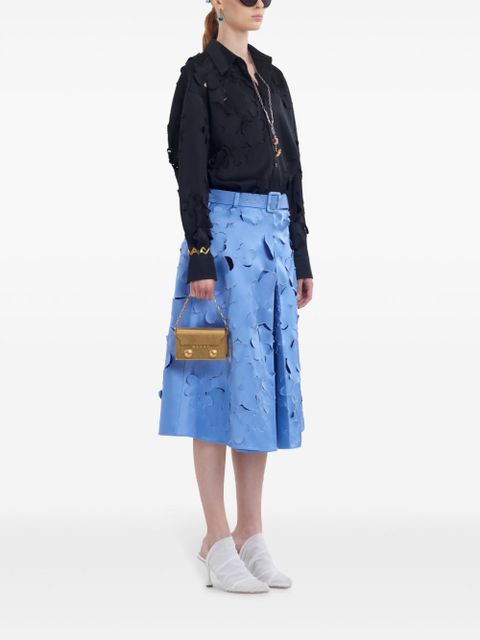 Marni belted midi skirt - Blue - zdjęcie produktu nr 2