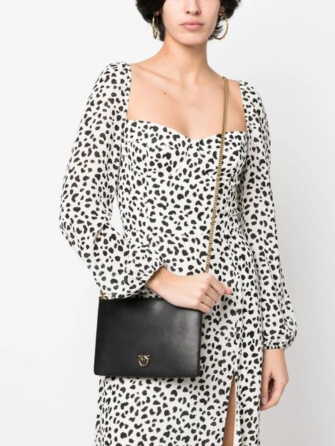 PINKO leather clutch bag - Black - zdjęcie produktu nr 2