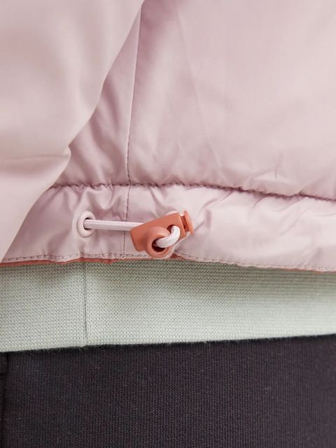 Helly Hansen kurtka dwustronna damska kolor różowy zimowa oversize