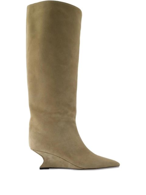 Paris Texas 50mm Nina pointed-toe boots - Neutrals - zdjęcie produktu nr 1