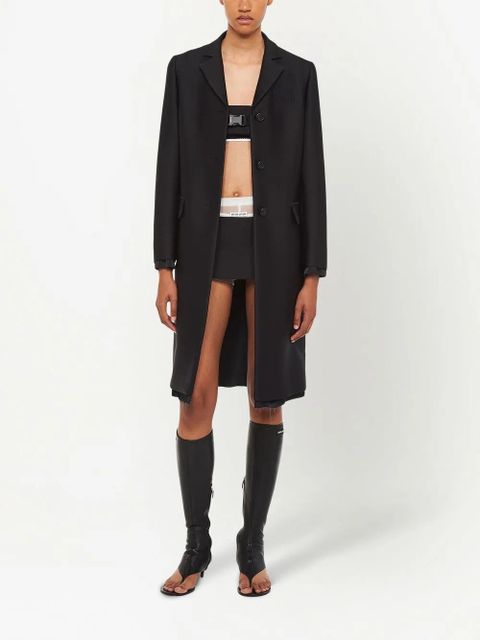 Miu Miu Radzimir buckle-detail bralette top - Black - zdjęcie produktu nr 2