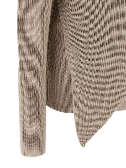 ENTIRE STUDIOS wrap turtleneck sweater - Neutrals
