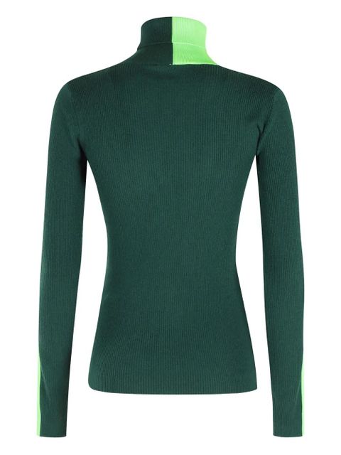 Essentiel Antwerp colour-block roll-neck sweater - Green - zdjęcie produktu nr 2