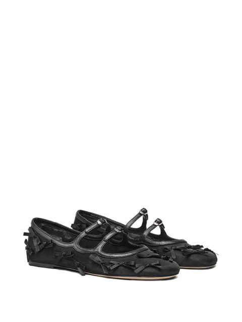 Marc Jacobs bow-detail ballet flats - Black - zdjęcie produktu nr 2