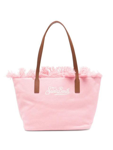 MC2 Saint Barth medium City fringed tote bag - Pink - zdjęcie produktu nr 1