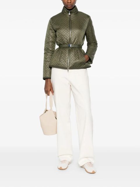 Moncler flower-quilted jacket - Green - zdjęcie produktu nr 2