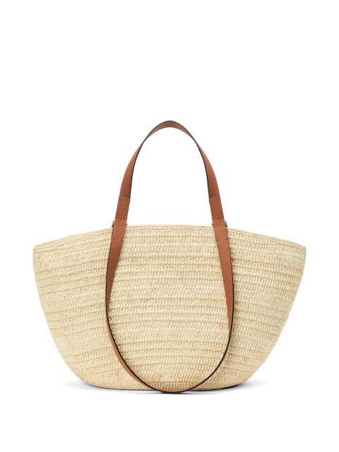 LOEWE medium Eclipse basket shoulder bag - Neutrals