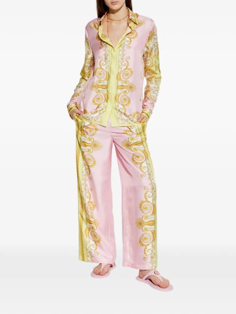 Versace long-sleeved Medusa-head shirt - Pink - zdjęcie produktu nr 2