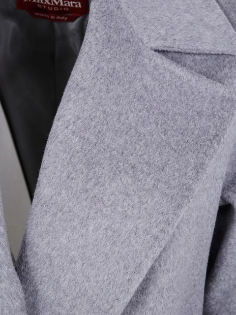 Max Mara tie-fasteing coat - Grey
