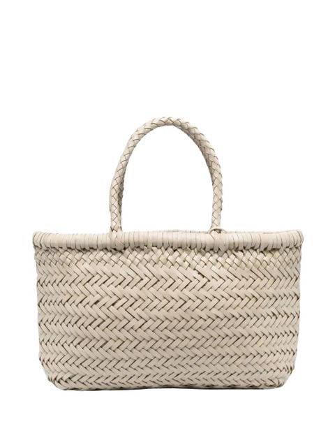 DRAGON DIFFUSION mini Flat Gora woven-design tote bag - Neutrals - zdjęcie produktu nr 1
