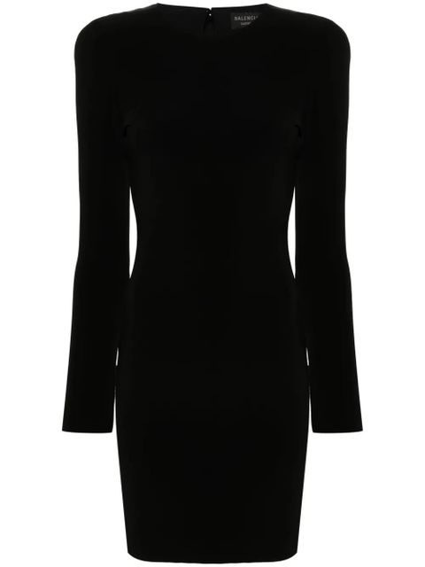 Balenciaga long-sleeve fitted mini dress - Black - zdjęcie produktu nr 1