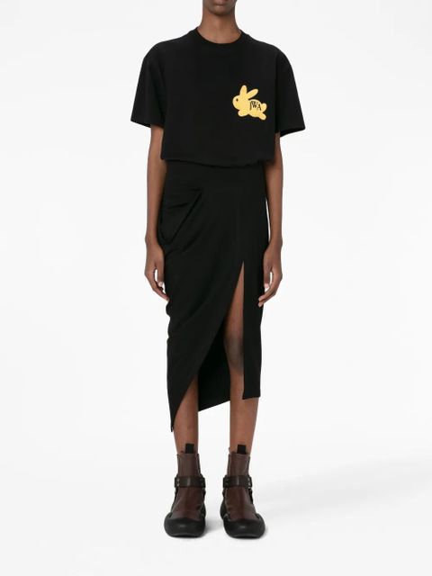 JW Anderson asymmetric draped skirt - Black - zdjęcie produktu nr 2