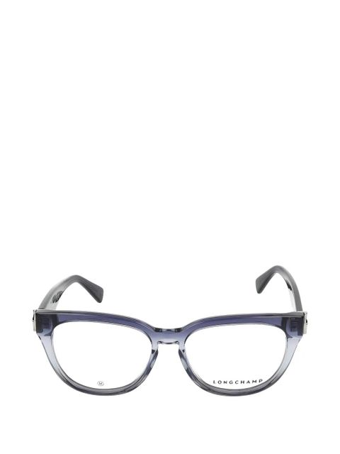 Longchamp oval frame glasses - Blue - zdjęcie produktu nr 1