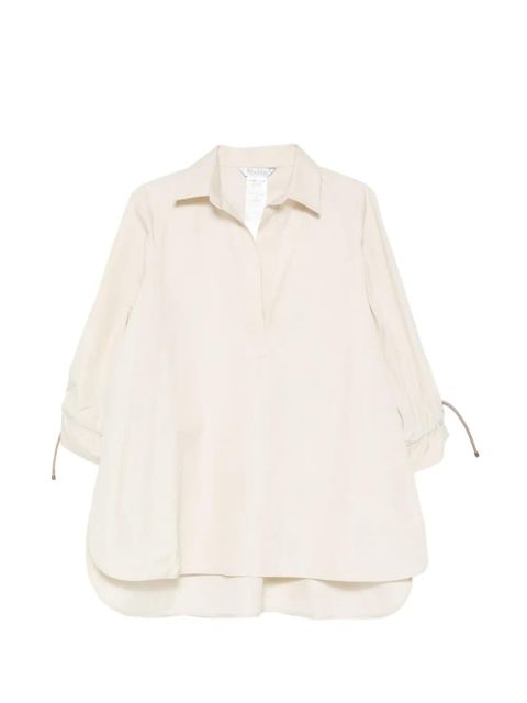 Max Mara Adorni drawstring-cuff blouse - Neutrals - zdjęcie produktu nr 1