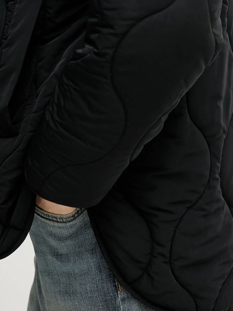 United Colors of Benetton kurtka kolor czarny zimowa 2R1VDN08J