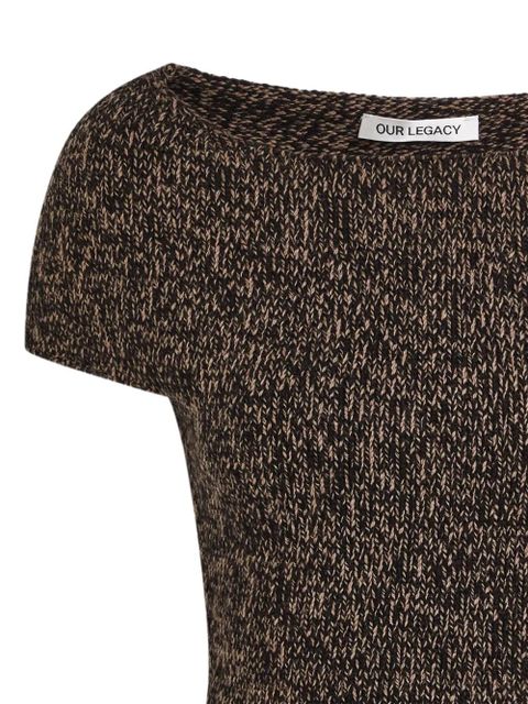 OUR LEGACY twist mouline top - Brown - zdjęcie produktu nr 2