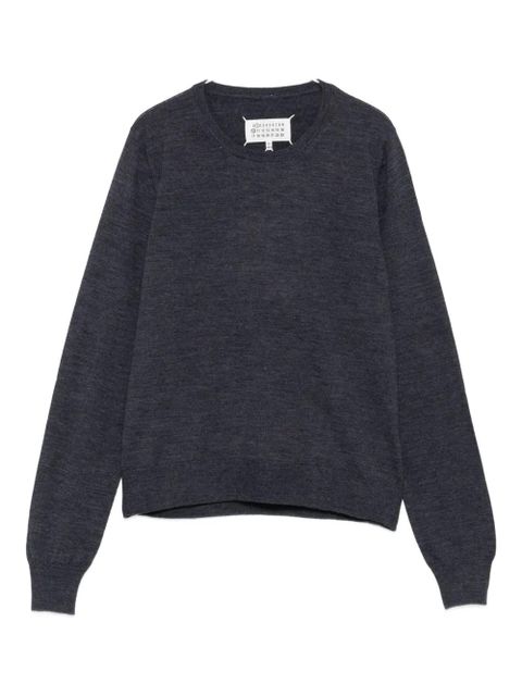 Maison Margiela round-neck wool sweater - Blue
