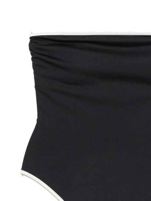 MC2 Saint Barth Khyra String ruched swimsuit - Black