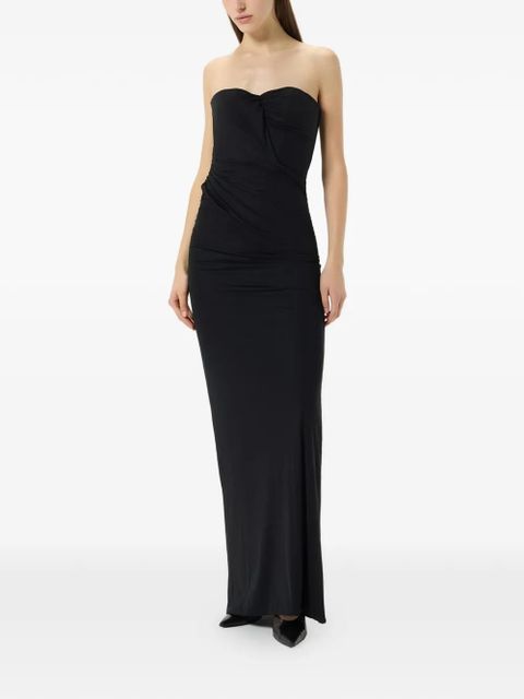 Blumarine sweetheart-neck gown - Black