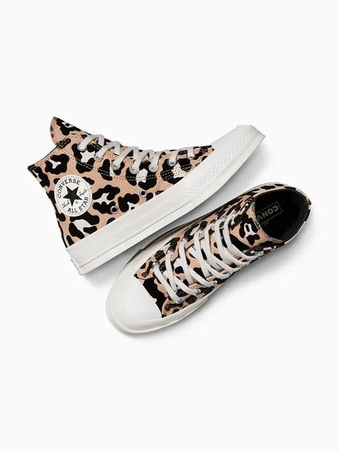 Converse trampki Chuck 70 Leopard kolor beżowy A14945C - zdjęcie produktu nr 2