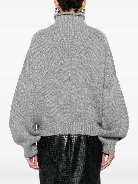 KHAITE roll-neck sweater - Grey - zdjęcie produktu nr 2