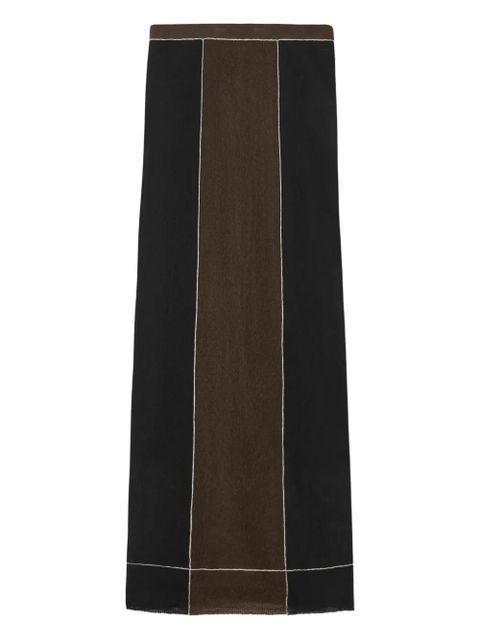 Tory Burch panelled midi skirt - Black - zdjęcie produktu nr 1