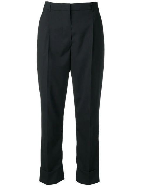 Prada cropped tailored trousers - Blue - zdjęcie produktu nr 1