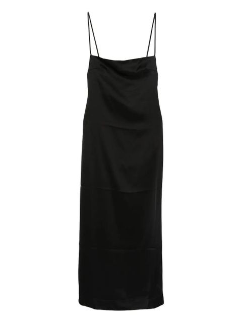 Paris Georgia Phoebe slip midi dress - Black