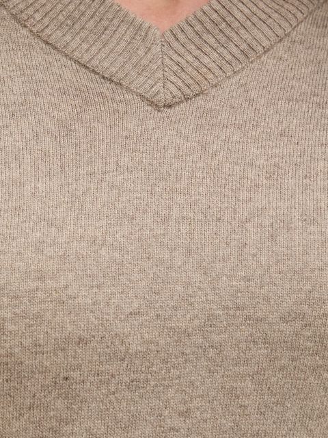 United Colors of Benetton sweter z dodatkiem wełny damski kolor beżowy lekki 102HD4032