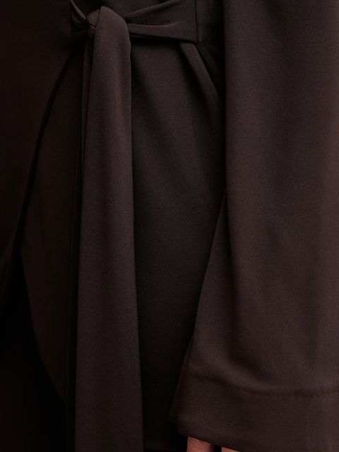 Gaudi marynarka kolor brązowy jednorzędowa gładka 521FD34005