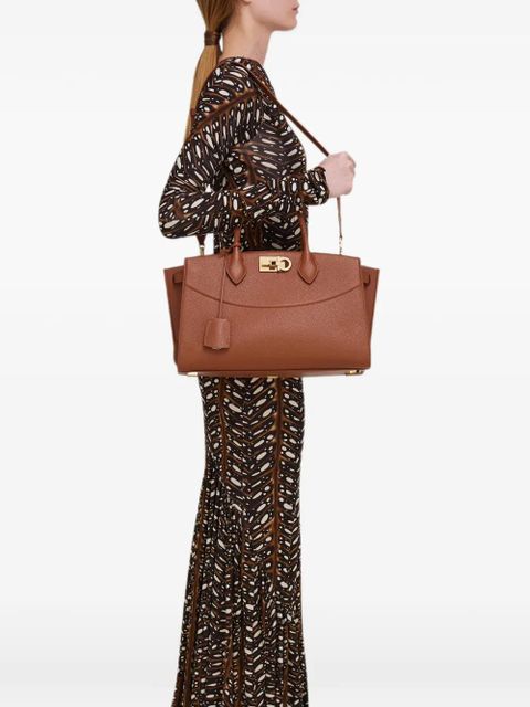 Ferragamo large Studio Soft tote bag - Brown - zdjęcie produktu nr 2