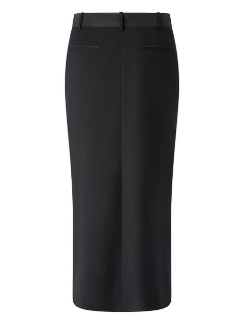PINKO high-waisted slit midi skirt - Black - zdjęcie produktu nr 2