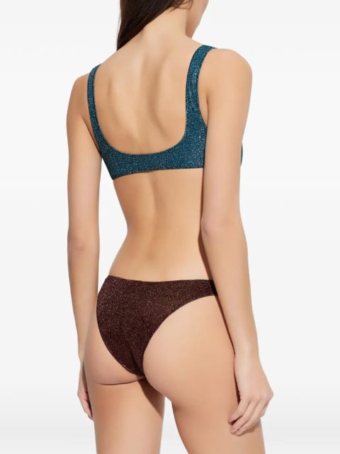 Oséree two-tone two-piece bikini - Blue